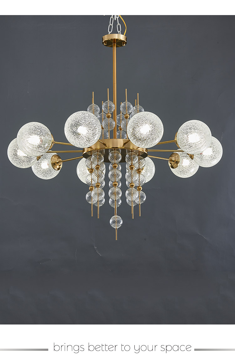 Whether you want a soft, ambient glow for a romantic dinner or bright light for a family gathering, this chandelier will meet your needs.