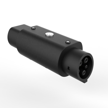 32A 250V AC Charging Adapter: IEC62196-2 to SAE J1772 Type2 to Type 1 EV Connector