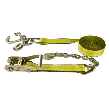 50 -mm -Autobie -Gurtset mit Kette und Haken