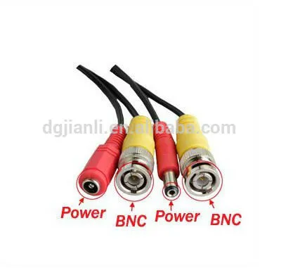 BNC RCA video and audio transmission cable