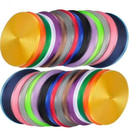 Colorful narrow woven webbing tape