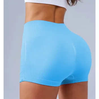 Women's high waisted fitness shorts