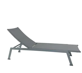 Aluminum Sun Lounger: Waterproof Chaise Lounge for Garden, Pool, Beach
