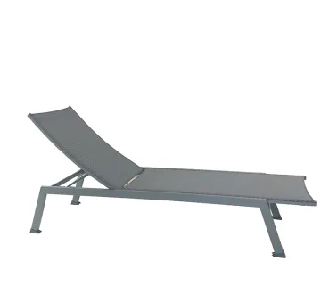 Aluminum Sun Lounger: Waterproof Chaise Lounge for Garden, Pool, Beach