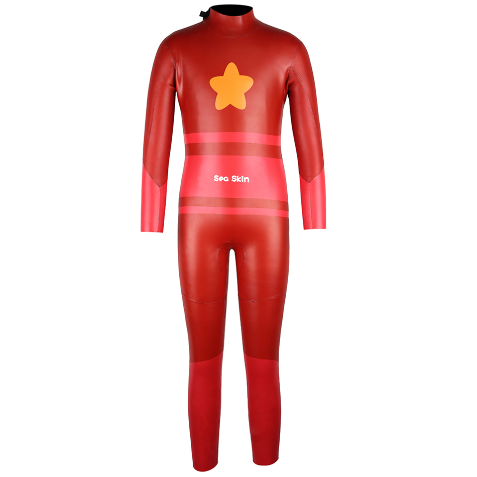 Seaskin Child Neopren Back Zip Smooth Skin Wetsuits