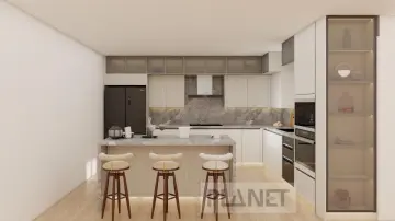 L Shaped Kitchen Cabinets With Island Marble Countertop