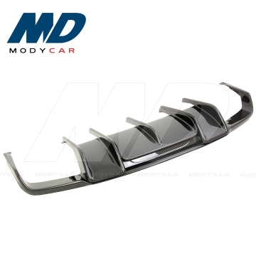 Diffuseur arrière en fibre de carbone de style Renntech pour 2012-2013 Mercedes-Benz CLS-Classe W218 AMG CLS63