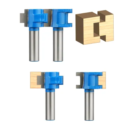 Tongue & Groove Bits and Router Bits Set: Milling Cutters and CNC Router Bits