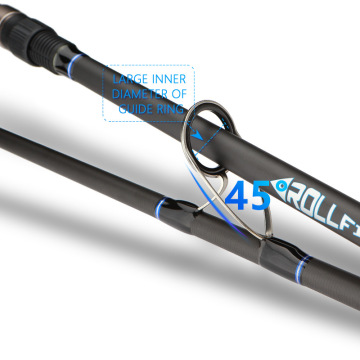 3m to 3.9m 6 Section Carbon Fiber Carp Fishing Rod with Anti-Frip Tip Ring