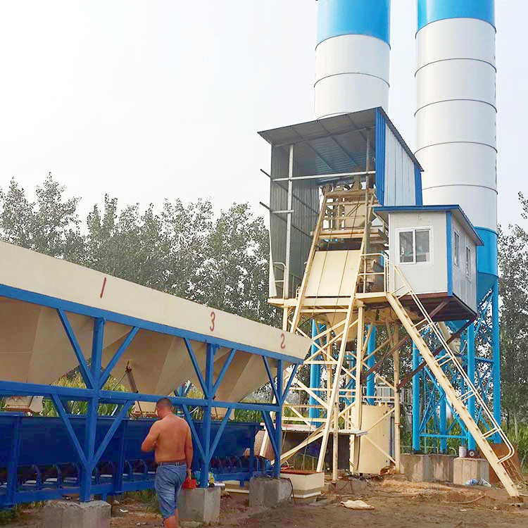 Factory direct sale products 75m3/h concrete batching plant