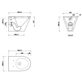 acero inoxidable conector de sartén WC Ashirvad