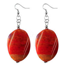 Natural Gemstone Agate Earring