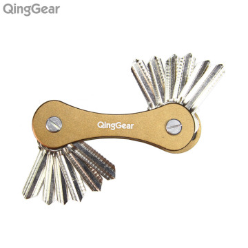 QingGear Keybone Mulit hand tool set Titanium Carbon Fiber Glass Fiber Aluminum Key Holder door Key Organizer