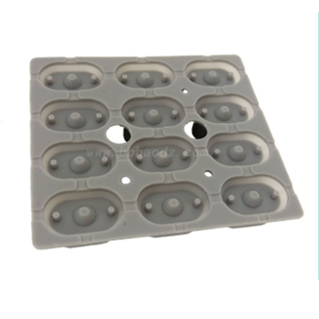 Electronic Soft Oval Rubber Push Buttons Membrane Switch