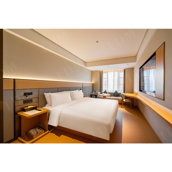 Design moderno Móveis de quarto de quartos de hotel de 3 a 5 estrelas