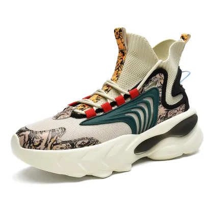 B05 Men's Socks & Sneakers: Men's High Top Sneakers and Chunky Boots