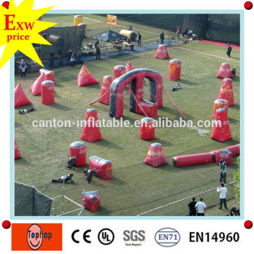 wholesale inflatable paintball field inflatable paintball air bunker for sale