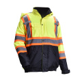 Stripte Arbeit reflektierende Kleidung Arbeit Hi Vis Jacke