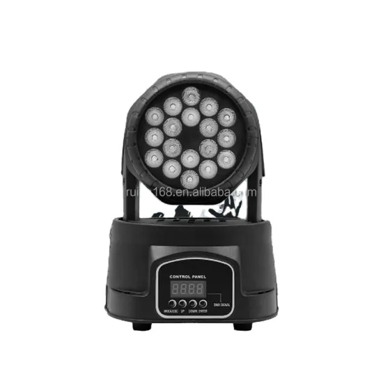 Factory Direct 18pcs Shake Head Dyeing Lights 4 in 1 Moving Head Light for Stage Shows, Bars, and Disco Events