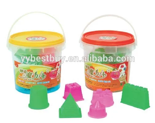 Kids magic sand modeling sand kenetic sand 500g bucket pack