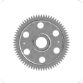 16GC Motor Grader Transmission Clutch Gear (68 Teeth) 280-6897 / 2806897