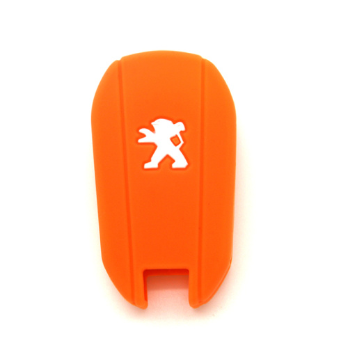 colorful rubber Peugeot 3 car key cover