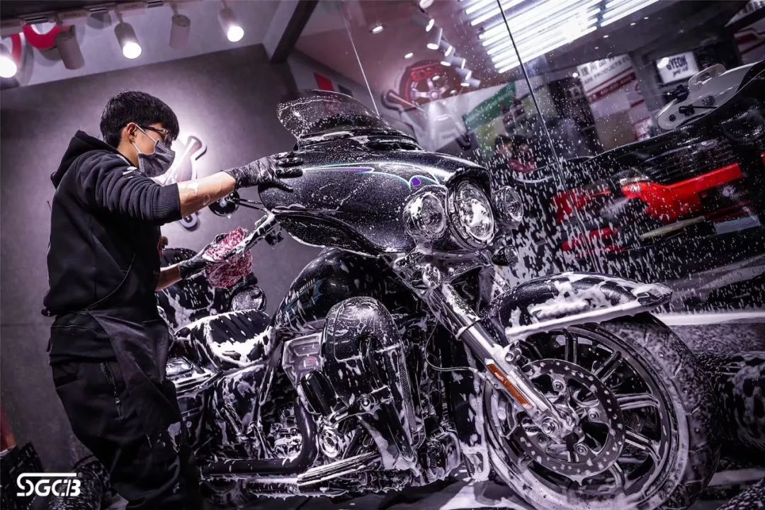 motorcycle wash