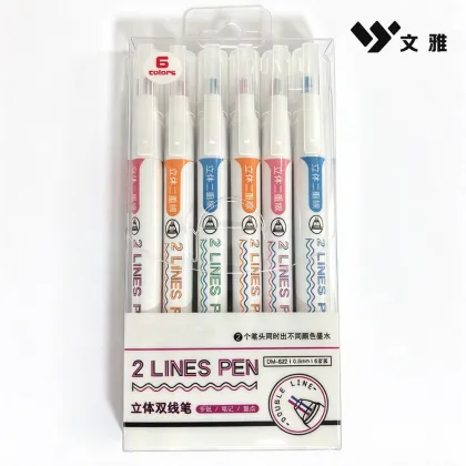 Double Line Outline Marker Pen