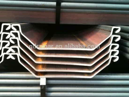 wide 600-900mm U type plate pile