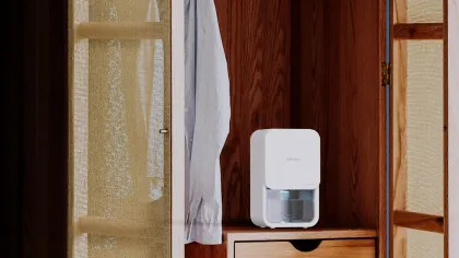 800ML Water Tank Reusable Mini Meaco Dehumidifier with Semiconductor Refrigeration