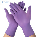 Gants de nitrile sans poudre dentaire en poudre de poudre dentaire