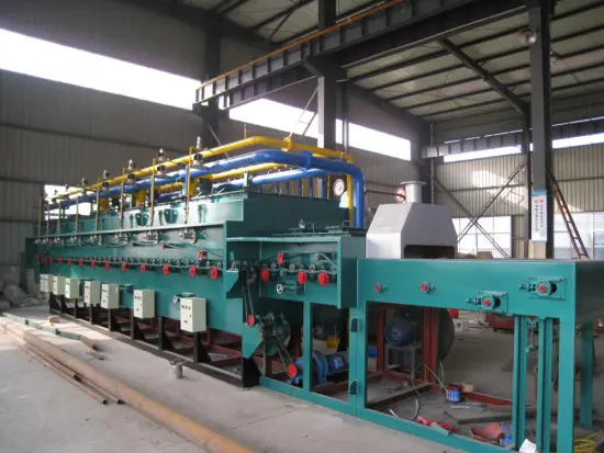 Mesh belt gas tempering furnace