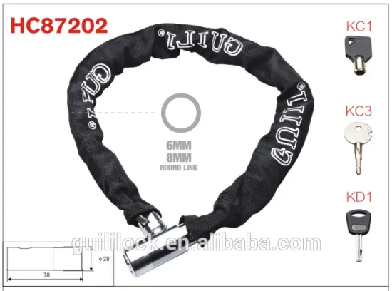 HC87202 Anti-theft Motorcycle Chain Lock