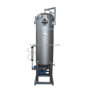full automatic discharge  leaf filter housing for inorganic salts chemicals