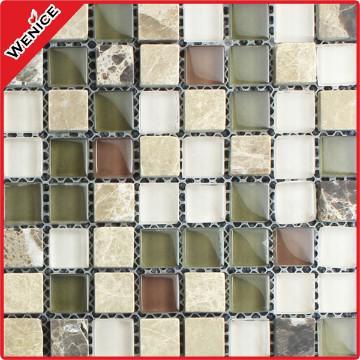 Backsplash Glass mix Stone Mosaic -01