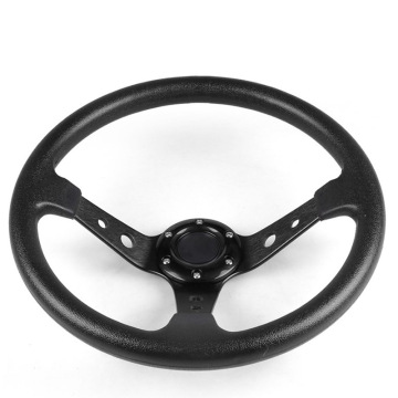 Universal 14 Inch 350mm PU Leather Car Racing Drifting Steering Wheel