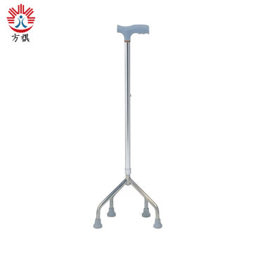 Aluminum alloy retractable four-corner cane