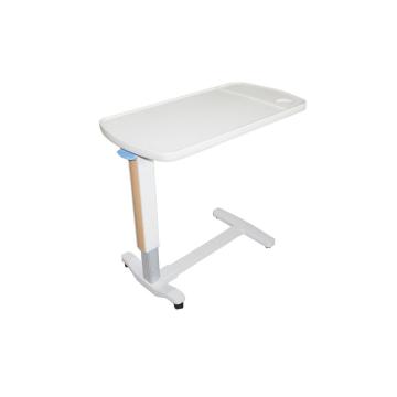 Meja overbed hospital dengan roda