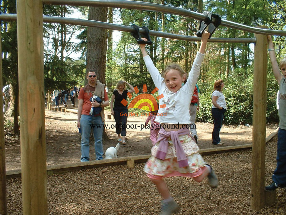 Parallel Bars Balance On Park