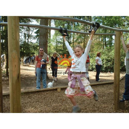 Açık Bahçesi Paralel Barlar Çocuklar İçin Denge Yapısı