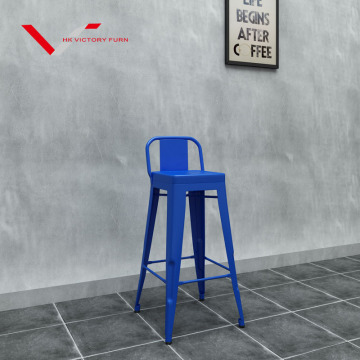 Vintage Industrial Metal Bar Stools for Restaurant and Home