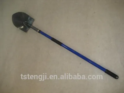 steel shovel with fiberclass handle steel shovel