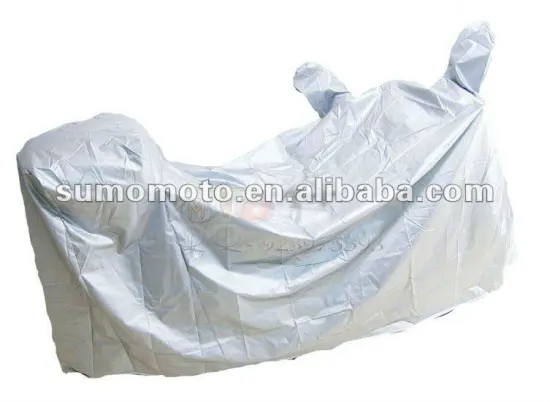 Universal Cover Large Rain Cover Waterproof & Dust-proof Silver Color for Motorcycle