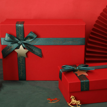 Caja de regalo de base y tapa de embalaje rígida personalizada
