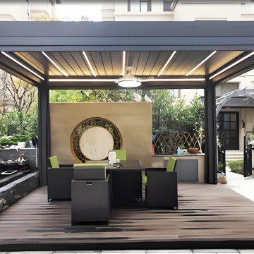 Aluminum Gazebo: Outdoor Living Solution with Resistance