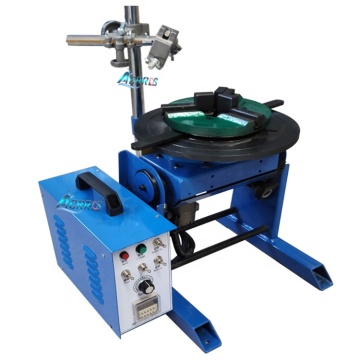 Torch Holder Pipe Rotate Welding Positioner with 100kg Turn Table