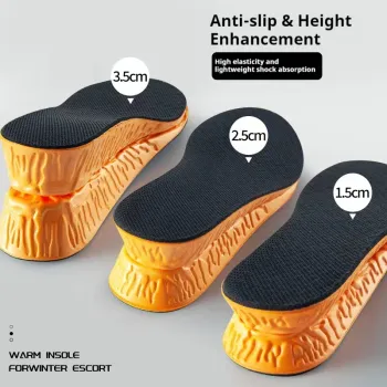 Memory Foam Orthopedic Insoles for Height Increase - 1.5-3.5cm Boost