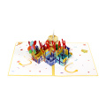 3D Születésnapi Torta Pop Up Musical Card