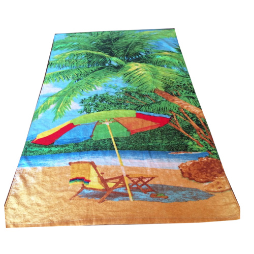 Serviette de plage drôle surdimensionnée