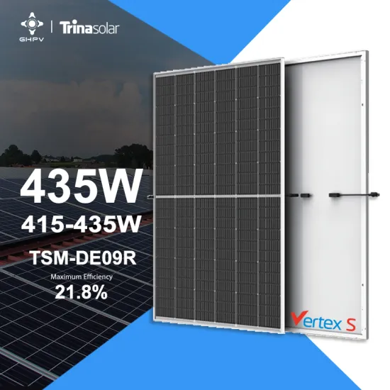 Trina Solar Vertex S Series Bifacial Dual Glass PV Modules: 415W to 435W All-Black Solar Panels for Home Use